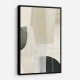 Minimalist Abstract Collage With Overlapping Organic Shapes 32