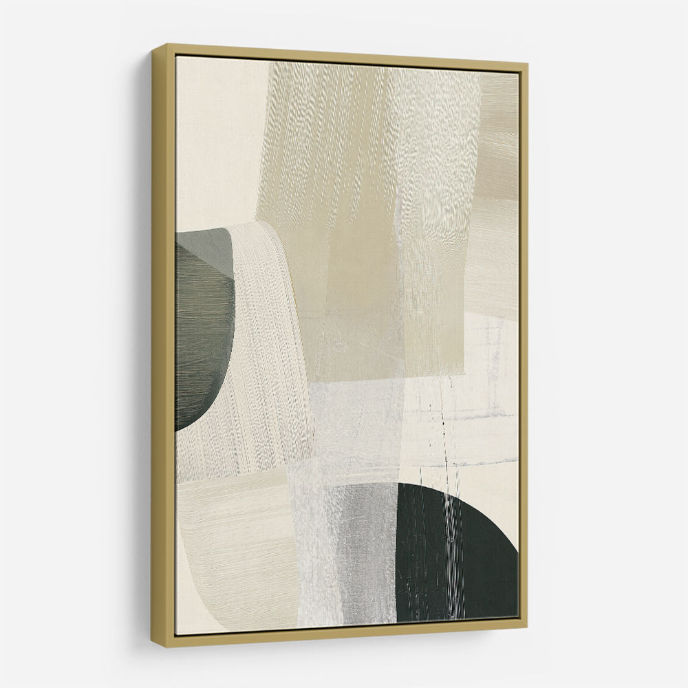 Minimalist Abstract Collage With Overlapping Organic Shapes 32