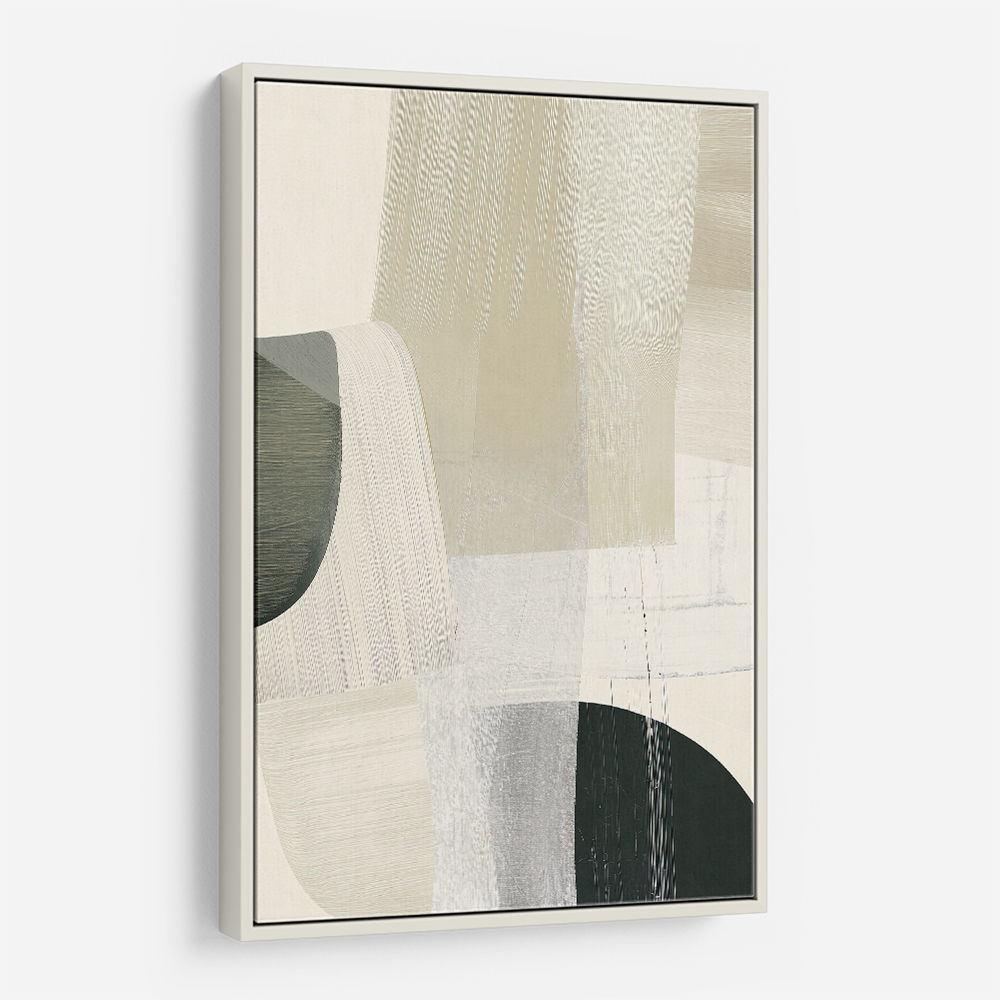 Minimalist Abstract Collage With Overlapping Organic Shapes 32