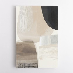 Minimalist Abstract Collage With Overlapping Organic Shapes 33