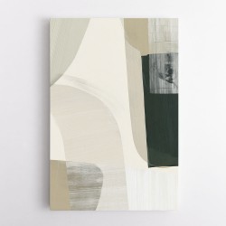 Minimalist Abstract Collage With Overlapping Organic Shapes 34