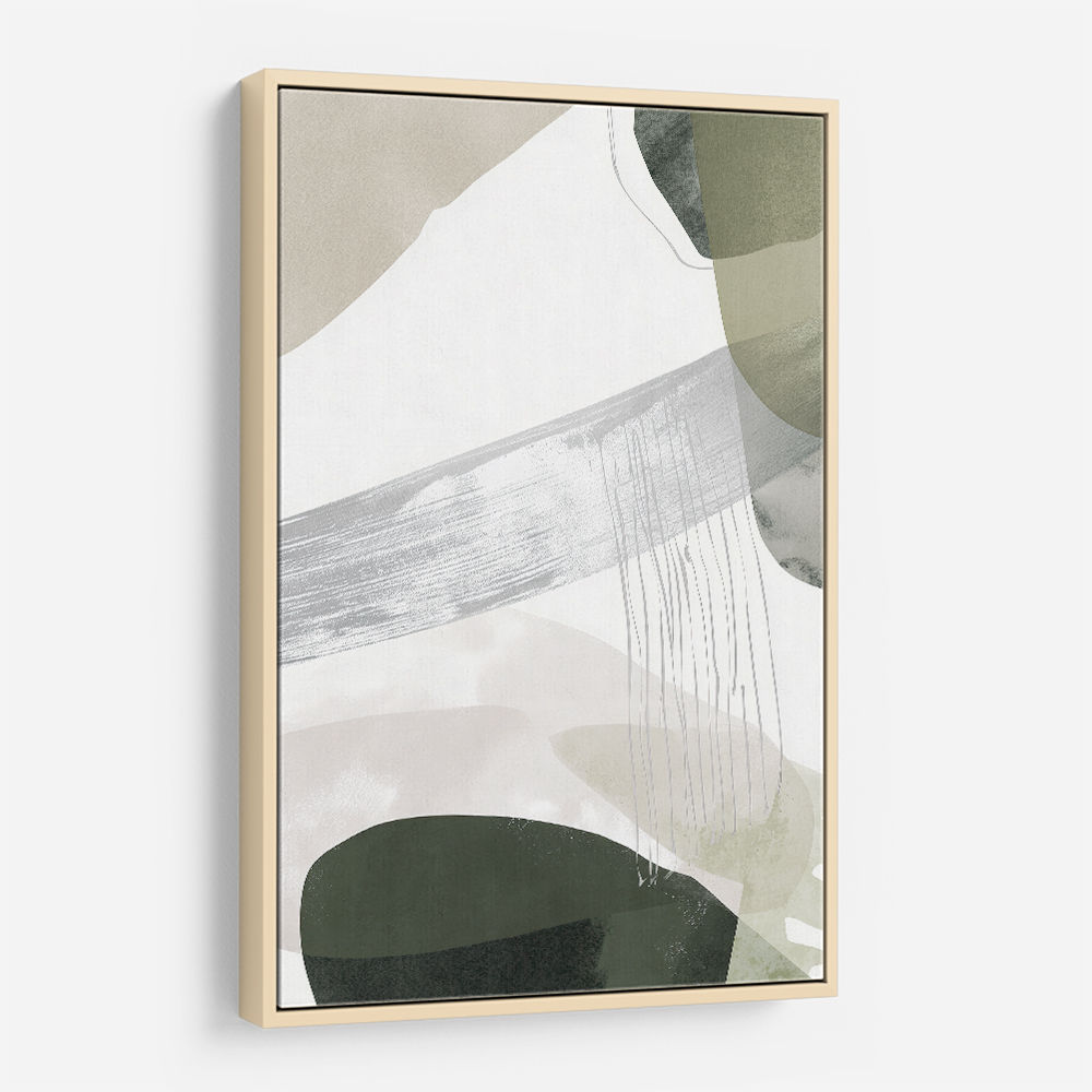 Minimalist Abstract Collage With Overlapping Organic Shapes 35