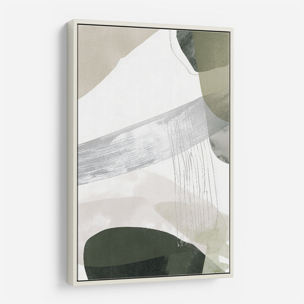 Minimalist Abstract Collage With Overlapping Organic Shapes 35