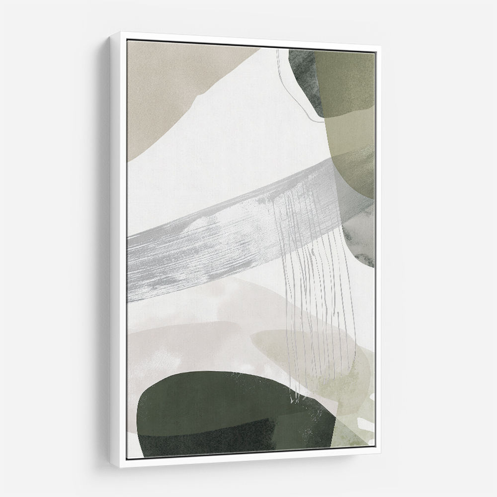 Minimalist Abstract Collage With Overlapping Organic Shapes 35