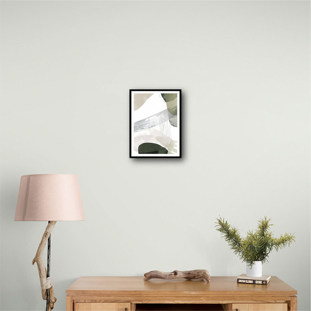 Minimalist Abstract Collage With Overlapping Organic Shapes 35
