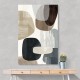 Minimalist Abstract Collage With Overlapping Organic Shapes 38