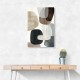 Minimalist Abstract Collage With Overlapping Organic Shapes 38
