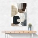 Minimalist Abstract Collage With Overlapping Organic Shapes 38