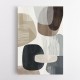 Minimalist Abstract Collage With Overlapping Organic Shapes 38