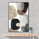 Minimalist Abstract Collage With Overlapping Organic Shapes 38