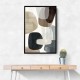 Minimalist Abstract Collage With Overlapping Organic Shapes 38