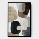 Minimalist Abstract Collage With Overlapping Organic Shapes 38