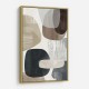 Minimalist Abstract Collage With Overlapping Organic Shapes 38