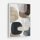 Minimalist Abstract Collage With Overlapping Organic Shapes 38