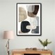Minimalist Abstract Collage With Overlapping Organic Shapes 38