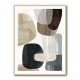 Minimalist Abstract Collage With Overlapping Organic Shapes 38