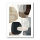 Minimalist Abstract Collage With Overlapping Organic Shapes 38