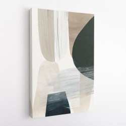 Minimalist Abstract Collage With Overlapping Organic Shapes 41