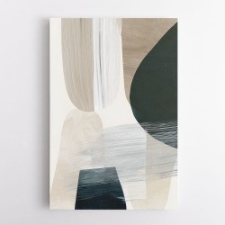 Minimalist Abstract Collage With Overlapping Organic Shapes 41