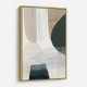 Minimalist Abstract Collage With Overlapping Organic Shapes 41