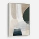 Minimalist Abstract Collage With Overlapping Organic Shapes 41