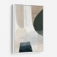 Minimalist Abstract Collage With Overlapping Organic Shapes 41