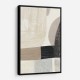 Minimalist Abstract Collage With Overlapping Organic Shapes 42