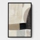 Minimalist Abstract Collage With Overlapping Organic Shapes 42