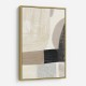 Minimalist Abstract Collage With Overlapping Organic Shapes 42