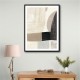 Minimalist Abstract Collage With Overlapping Organic Shapes 42