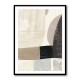 Minimalist Abstract Collage With Overlapping Organic Shapes 42