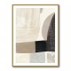 Minimalist Abstract Collage With Overlapping Organic Shapes 42