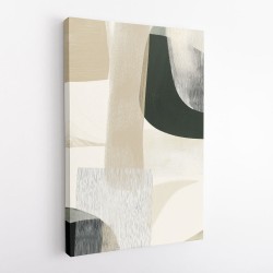 Minimalist Abstract Collage With Overlapping Organic Shapes 44