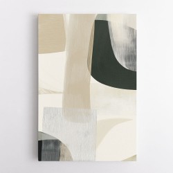 Minimalist Abstract Collage With Overlapping Organic Shapes 44