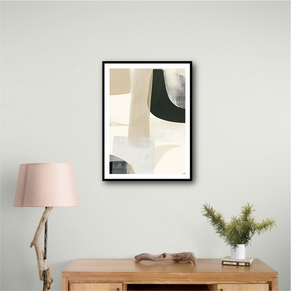Minimalist Abstract Collage With Overlapping Organic Shapes 44 Minimalist Abstract Collage With Overlapping Organic Shapes 44