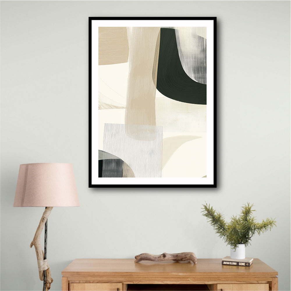 Minimalist Abstract Collage With Overlapping Organic Shapes 44 Minimalist Abstract Collage With Overlapping Organic Shapes 44