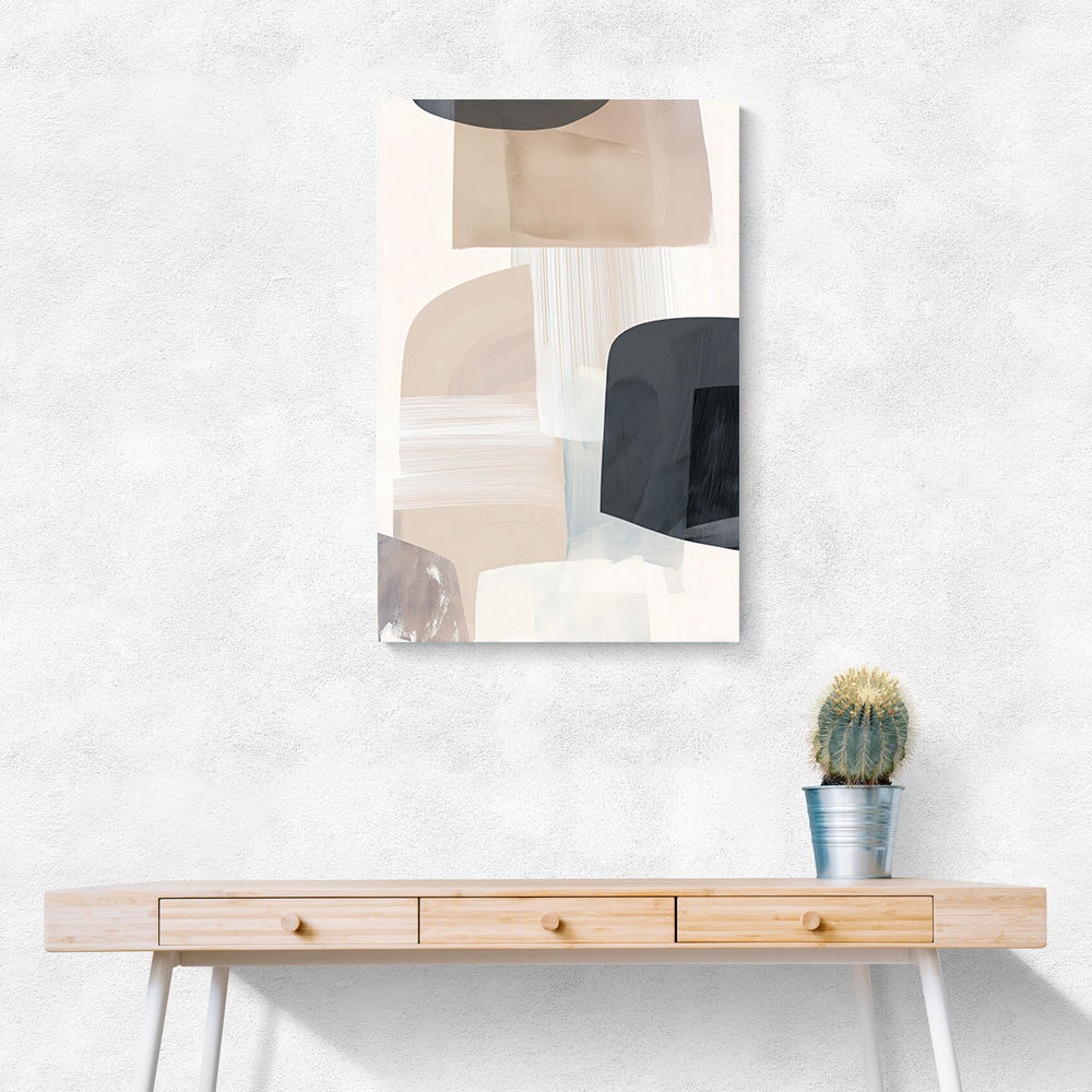 Minimalist Abstract Collage With Overlapping Organic Shapes 46 Minimalist Abstract Collage With Overlapping Organic Shapes 46