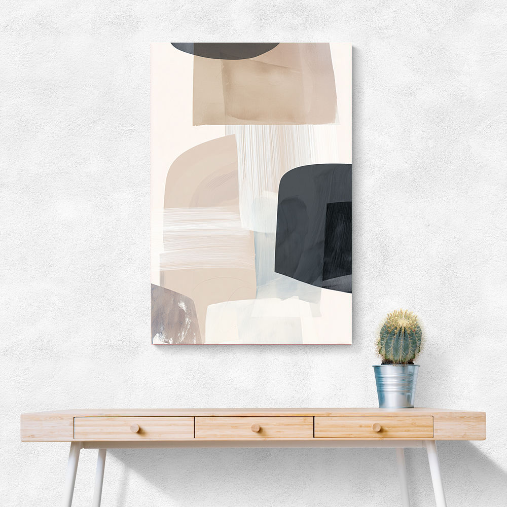 Minimalist Abstract Collage With Overlapping Organic Shapes 46 Minimalist Abstract Collage With Overlapping Organic Shapes 46