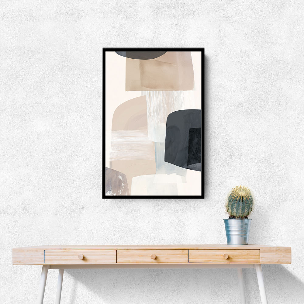 Minimalist Abstract Collage With Overlapping Organic Shapes 46 Minimalist Abstract Collage With Overlapping Organic Shapes 46