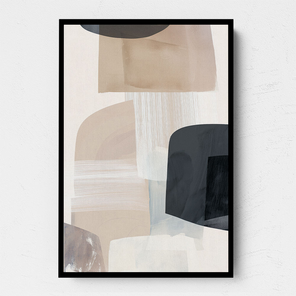 Minimalist Abstract Collage With Overlapping Organic Shapes 46 Minimalist Abstract Collage With Overlapping Organic Shapes 46