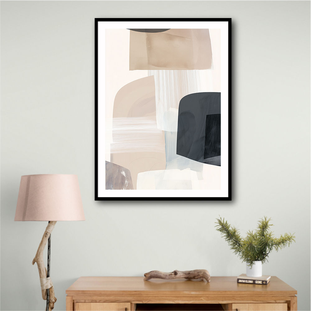 Minimalist Abstract Collage With Overlapping Organic Shapes 46 Minimalist Abstract Collage With Overlapping Organic Shapes 46
