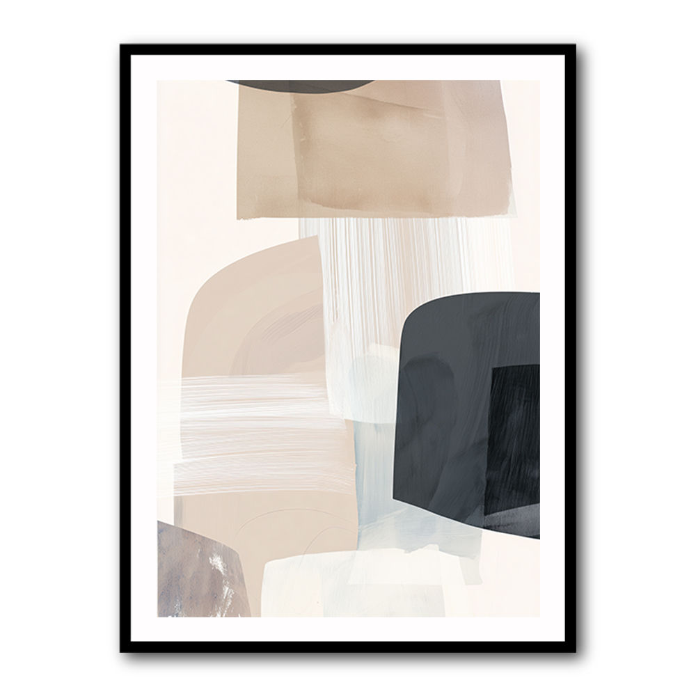 Minimalist Abstract Collage With Overlapping Organic Shapes 46 Minimalist Abstract Collage With Overlapping Organic Shapes 46