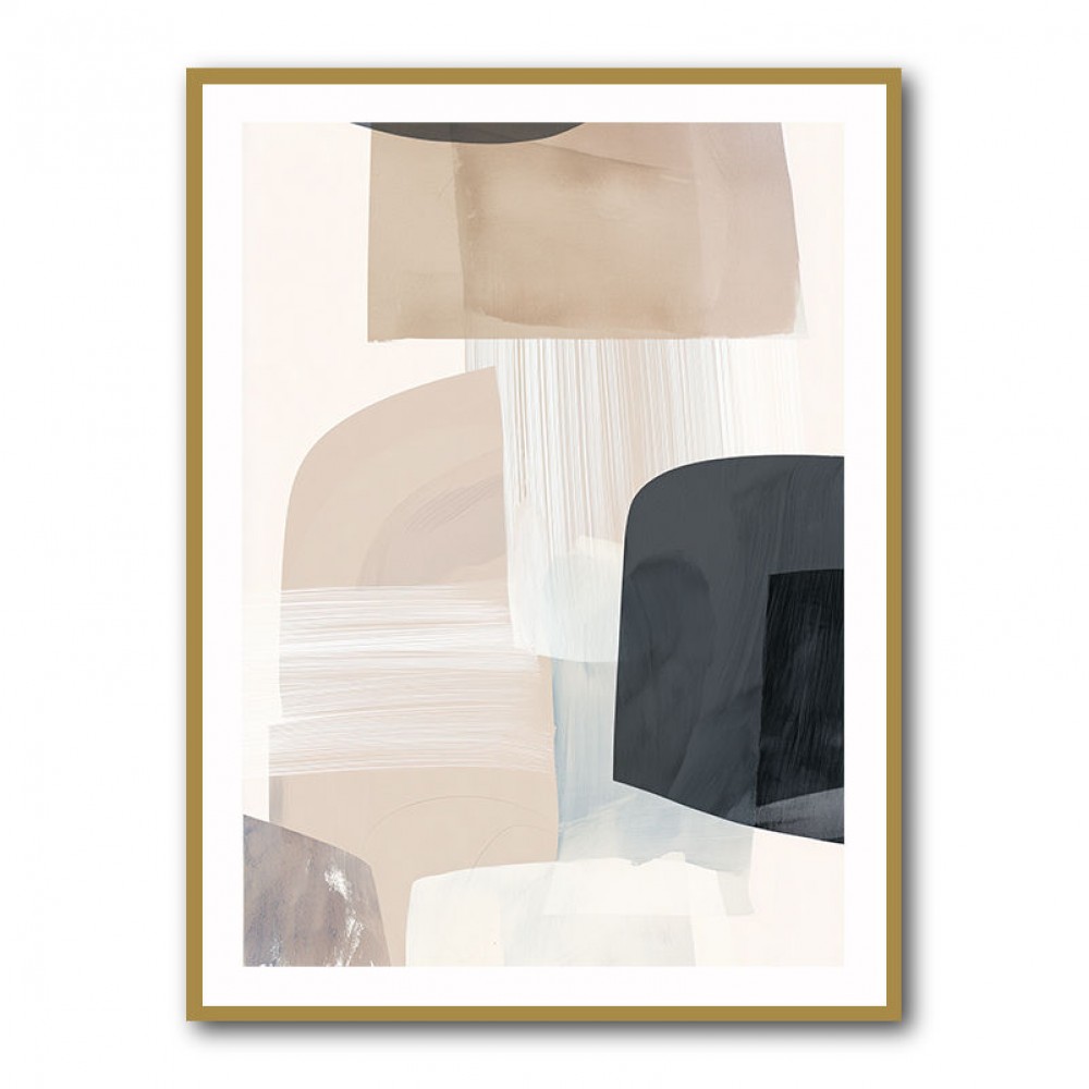 Minimalist Abstract Collage With Overlapping Organic Shapes 46 Minimalist Abstract Collage With Overlapping Organic Shapes 46