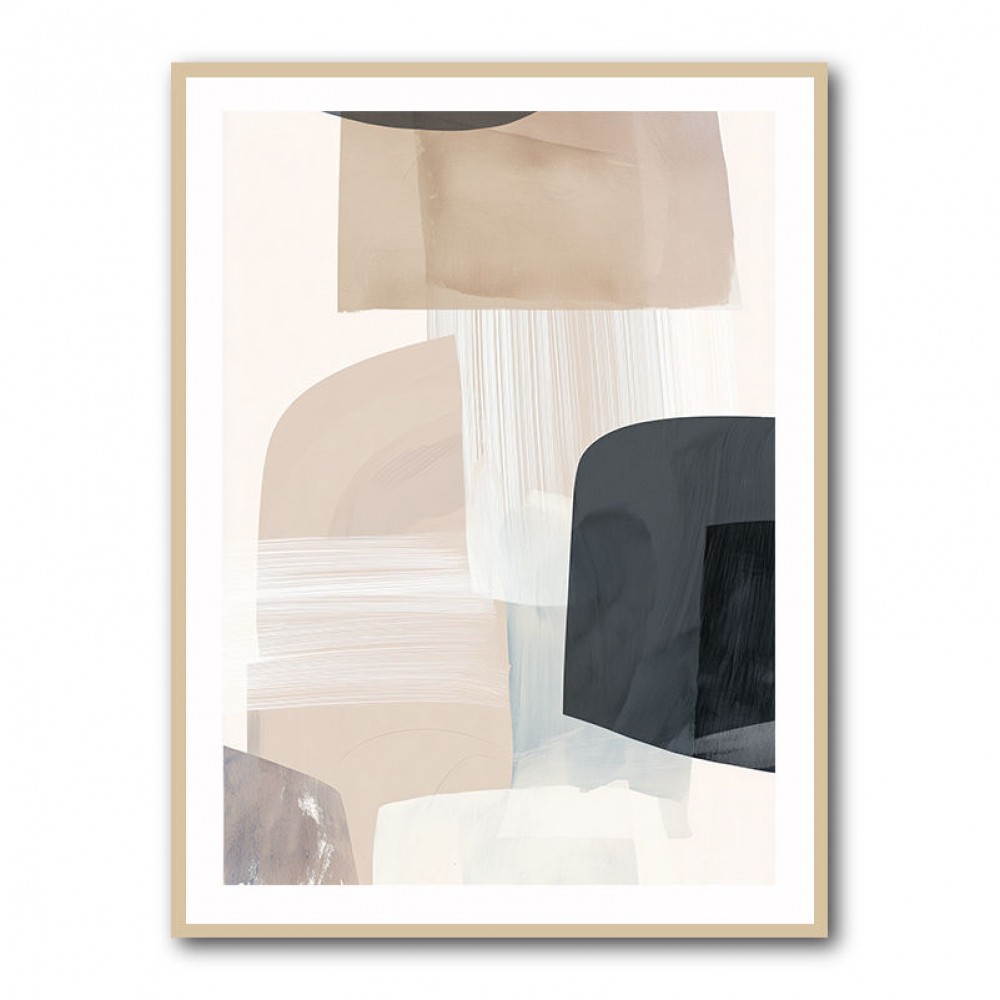 Minimalist Abstract Collage With Overlapping Organic Shapes 46 Minimalist Abstract Collage With Overlapping Organic Shapes 46