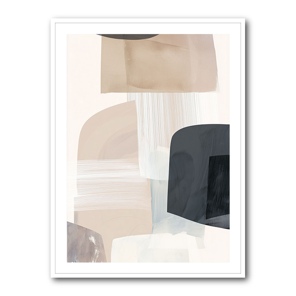 Minimalist Abstract Collage With Overlapping Organic Shapes 46 Minimalist Abstract Collage With Overlapping Organic Shapes 46