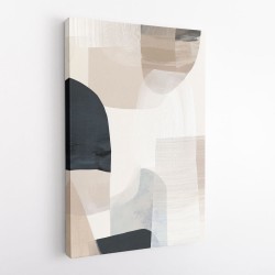 Minimalist Abstract Collage With Overlapping Organic Shapes 47