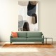 Minimalist Abstract Collage With Overlapping Organic Shapes 48