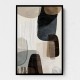 Minimalist Abstract Collage With Overlapping Organic Shapes 48