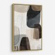 Minimalist Abstract Collage With Overlapping Organic Shapes 48