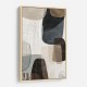Minimalist Abstract Collage With Overlapping Organic Shapes 48